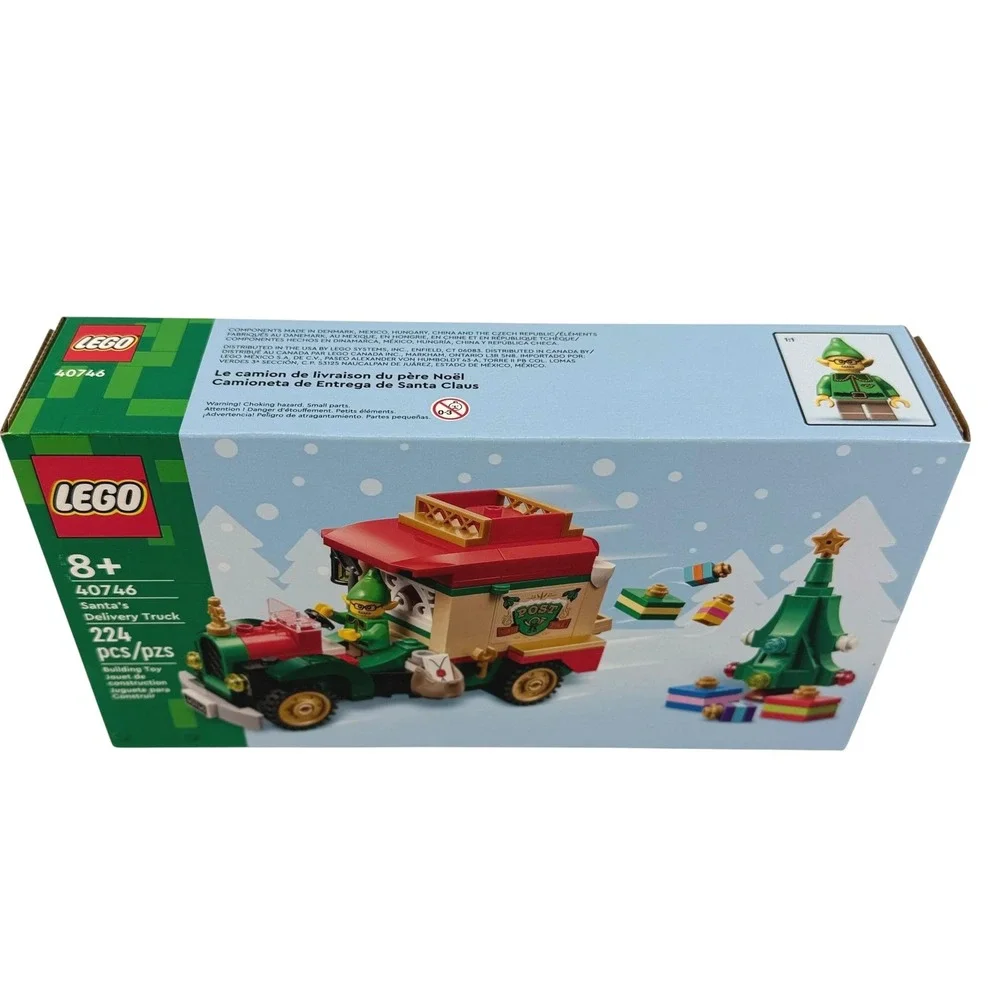 LEGO Santa's Delivery Truck 40746 Christmas Holiday Set 224 Pcs Elf Minifigure